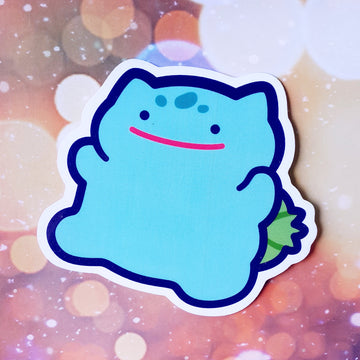 ★NEW★ Ditto Bulbasaur Clear Sticker (B-Grade)