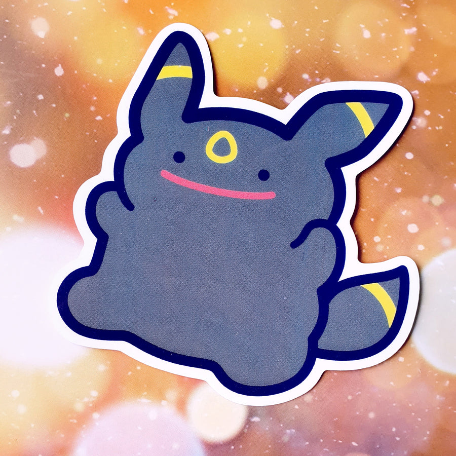 ★NEW★ Ditto Umbreon Clear Sticker (B-Grade)