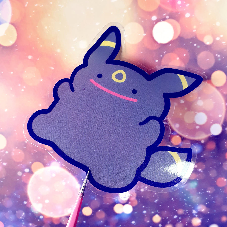 ★NEW★ Ditto Umbreon Clear Sticker (B-Grade)