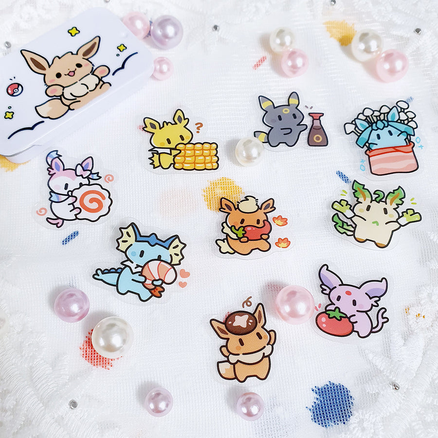 ✨Eeveelution Tiny Sticker Set