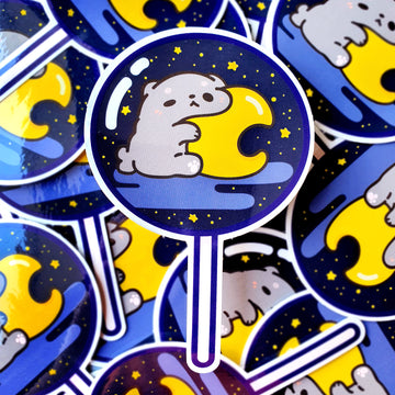 Lollipup Starry Lemon Clear Sticker