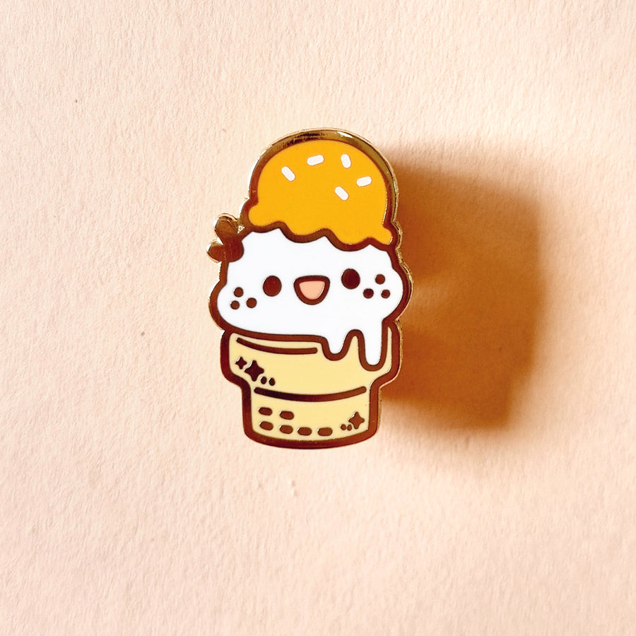 Dough Orange Ice Cream Pin