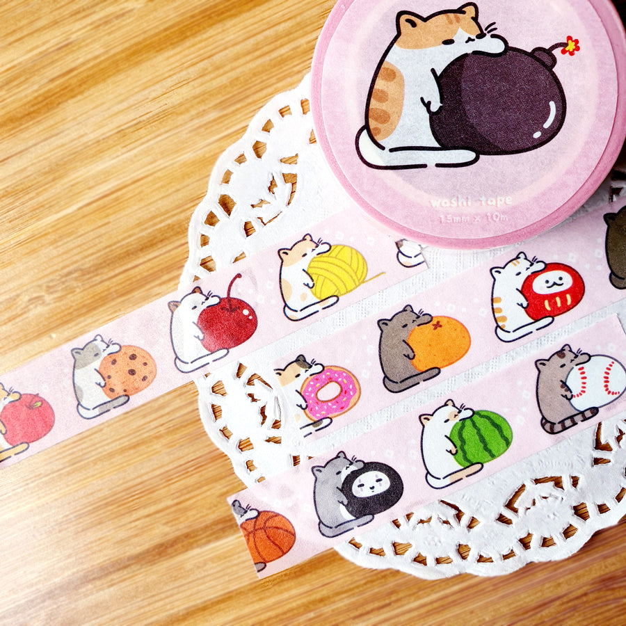 Cats Bend Over Washi Tape
